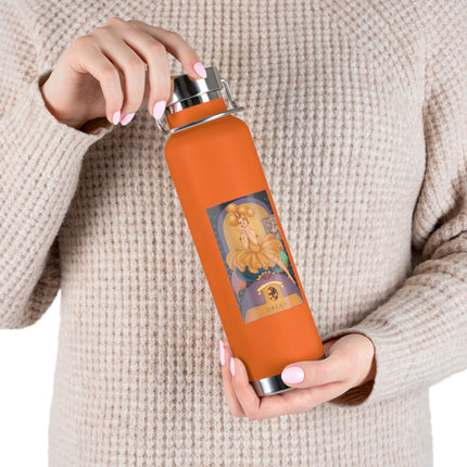November & Topaz (from the Gem Series) by Sofia Chiostri Copper Vacuum Insulated Bottle, 22oz