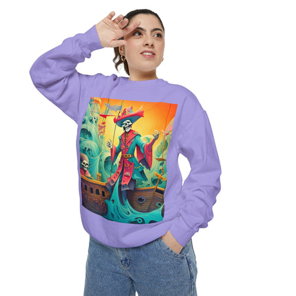 Skeleton Crew of the Misty Seas Unisex Garment-Dyed Sweatshirt