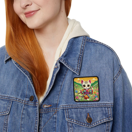 Samurai Kitten Iron-On Patches