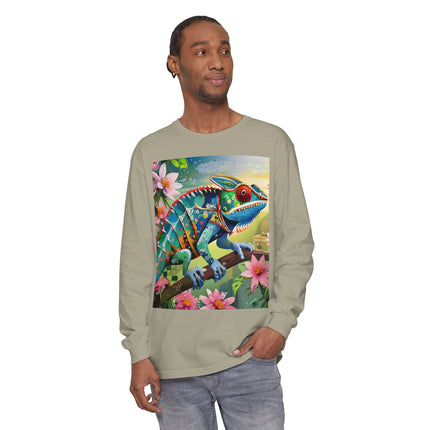 Camouflage Chameleon Long Sleeve T-Shirt