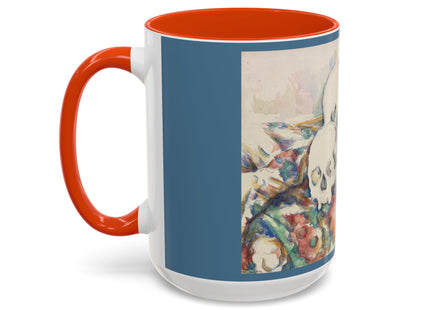 The Three Skulls by Paul Cézanne Colorful Mugs (11oz, 15oz)