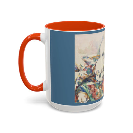 The Three Skulls by Paul Cézanne Colorful Mugs (11oz, 15oz)