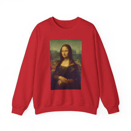 Mona Lisa by Leonardo da Vinci Unisex Heavy Blend™ Crewneck Sweatshirt