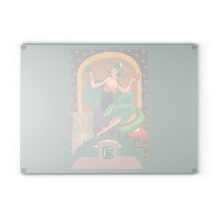 May & Emerald Zodiac Glass Cutting Board