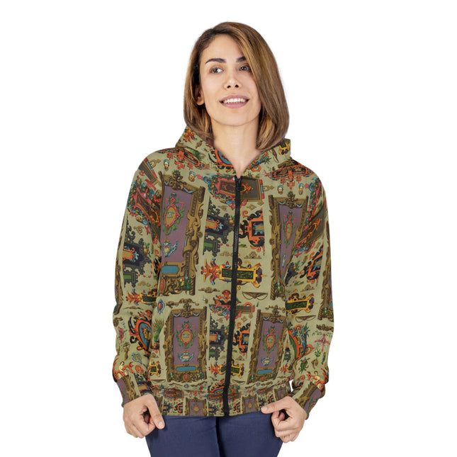 XVI et XVII Siecle 2 by Émile Prisse d'Avennes Zip Hoodie (AOP)