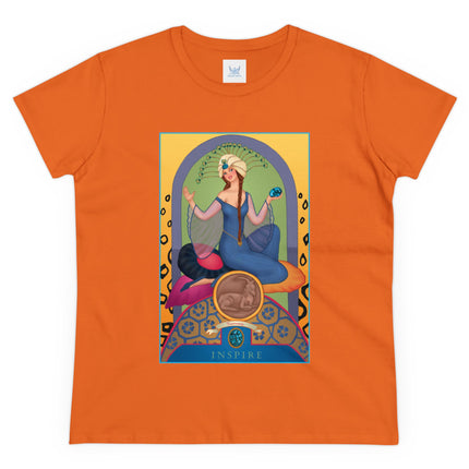 December & Tanzanite (from the Gem Series) by Sofia Chiostri Women's Midweight Cotton Tee