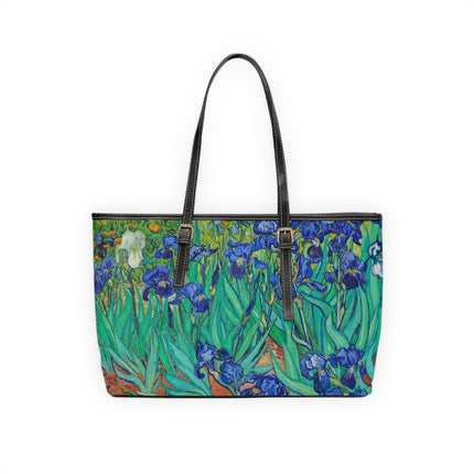 Irises by Vincent Van Gogh PU Leather Shoulder Bag
