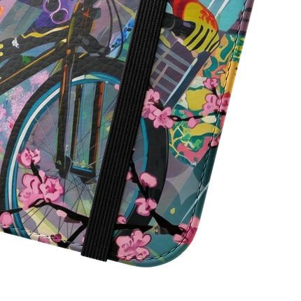 🐸🚵 Cyberpunk Frog Flip Case – High-Tech Adventure & Neon Velocity