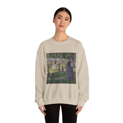 A Sunday on La Grande Jatte by Georges Seurat Heavy Blend™ Crewneck Sweatshirt