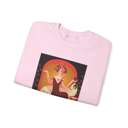 January & Garnet (from the Gem Series) by Sofia Chiostri Heavy Blend™ Crewneck Sweatshirt