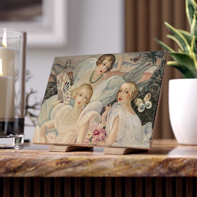 Les Femmes Fatales by Gerda Wegener Ceramic Tile