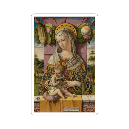 Madonna and Child by Carlo Crivelli Kiss-Cut Stickers (4 Sizes)