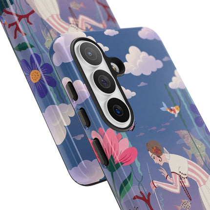 🐠🌸 The Enchanted Aquarium Garden Phone Case – Art Deco Underwater Fantasy