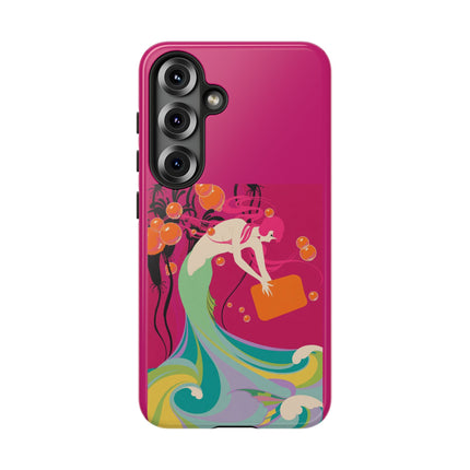 Mermaid Dive Phone Case – Vibrant Waves & Playful Elegance