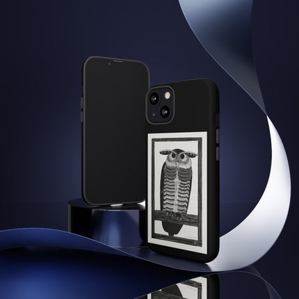 Horned Owl by Samuel Jessurun de Mesquita Phone Cases