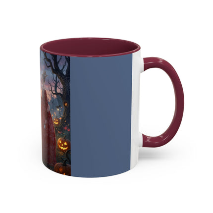 ♥️🎃 The Queen Of Hearts Halloween Masquerade Colorful Mug – Royal Halloween Fantasy