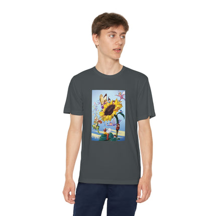 Sunflower Fairies by Margaret Tarrant Youth Competitor Tee – Golden Garden Magic & Storybook Wonder