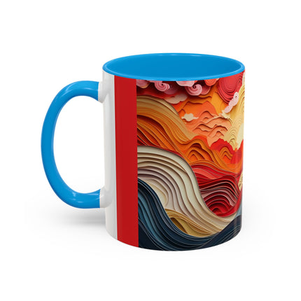 Vibrant Sunrise Sky Colorful Mugs (11oz, 15oz)