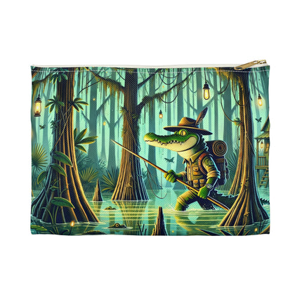 Swamp Stalker Accessory Pouch – Stealthy Predator & Misty Mystery