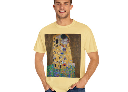 The Kiss by Gustav Klimt Unisex Garment-Dyed T-shirt