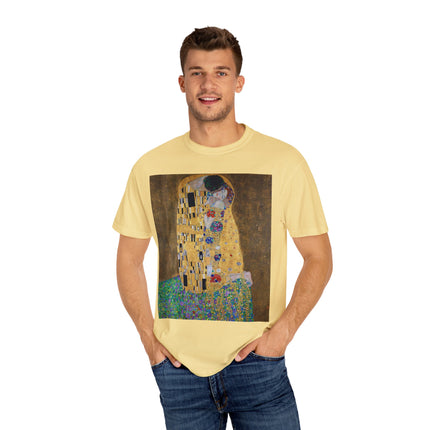 The Kiss by Gustav Klimt Unisex Garment-Dyed T-shirt