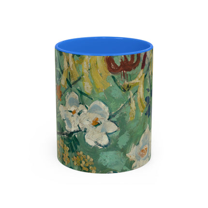Flowers by August Babberger Colorful Mugs (11oz, 15oz)