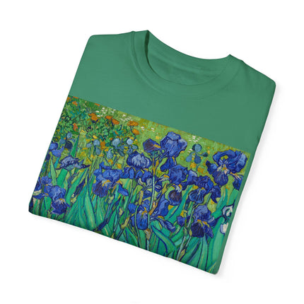 Irises by Van Gogh Unisex Garment-Dyed T-shirt