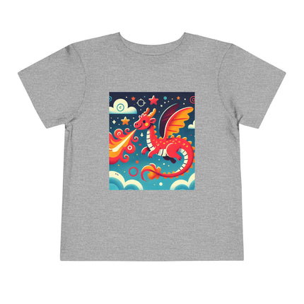 Starry Sky Dragon Toddler Short Sleeve Tee
