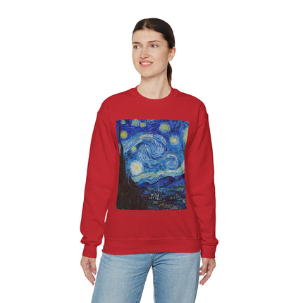 The Starry Night by Vincent Van Gogh Heavy Blend™ Crewneck Sweatshirt