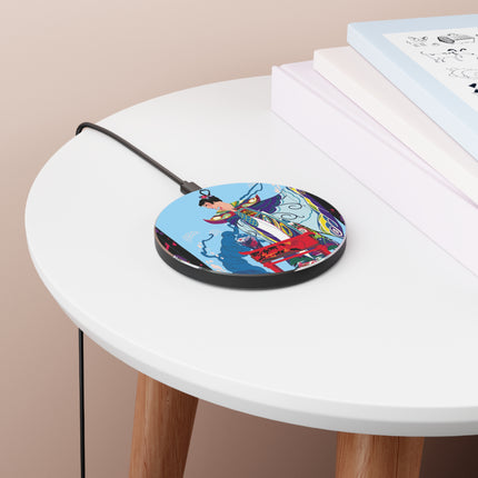 A Visual Journey by Umberto Brunelleschi Wireless Charger