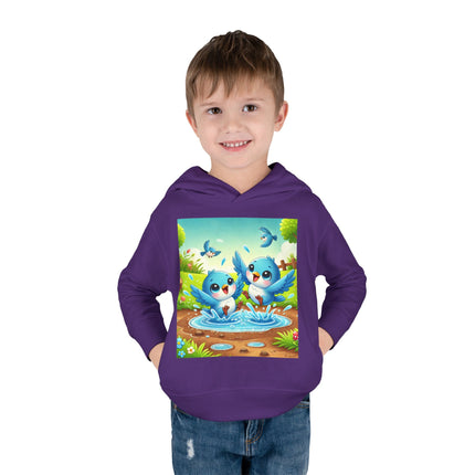 Bluebird Playtime Toddler Pullover Fleece Hoodie