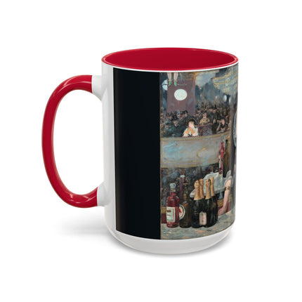 A Bar at the Folies-Bergère by Edouard Manet Colorful Mugs (11oz, 15oz)