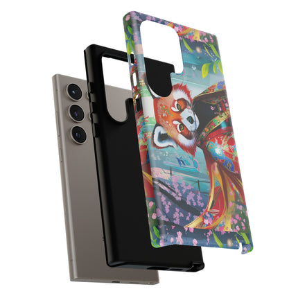 Cybernetic Red Panda Phone Cases
