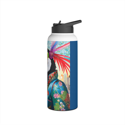 Cyber Toucan Chic Stainless Steel Water Bottle