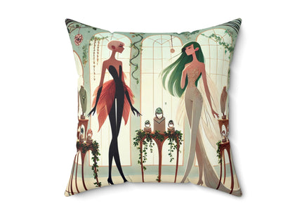 Fairy Treasures Spun Polyester Square Pillow