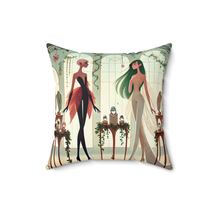 Fairy Treasures Spun Polyester Square Pillow