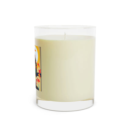 Black Cat in Kimono Scented Candle - Full Glass, 11oz