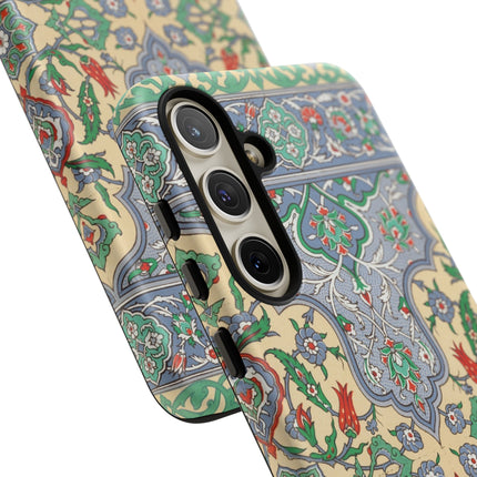 Arabic Art Pattern, Plate by Emile Prisse d’Avennes Phone Cases