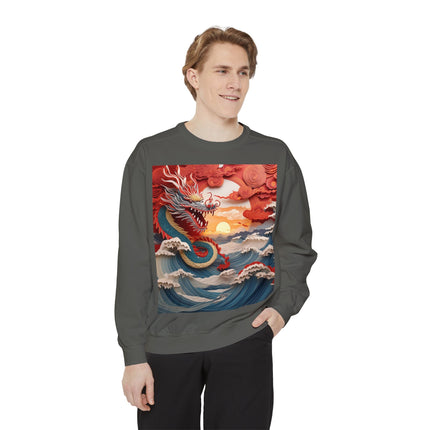 Stormbound Dragon Garment-Dyed Sweatshirt