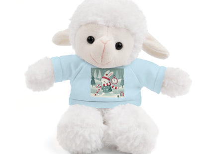 Candy Cane Timekeeper Bunny Stuffed Animals with Tee