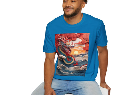 Stormbound Dragon Garment-Dyed T-shirt Softstyle T-Shirt