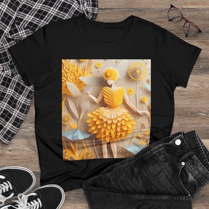 Dandelion Fairy Women's Midweight Cotton Tee