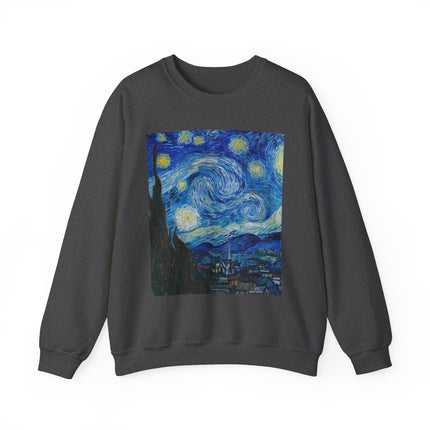 The Starry Night by Vincent Van Gogh Heavy Blend™ Crewneck Sweatshirt