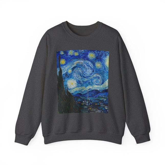 The Starry Night by Vincent Van Gogh Heavy Blend™ Crewneck Sweatshirt