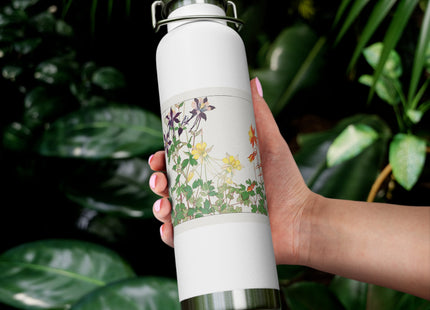 Aquilegia Flower by Tanigami Kônan Copper Vacuum Insulated Bottle, 22oz