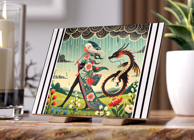 The Dragon Fairy’s Stride Ceramic Tile