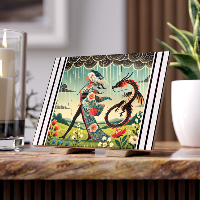 The Dragon Fairy’s Stride Ceramic Tile