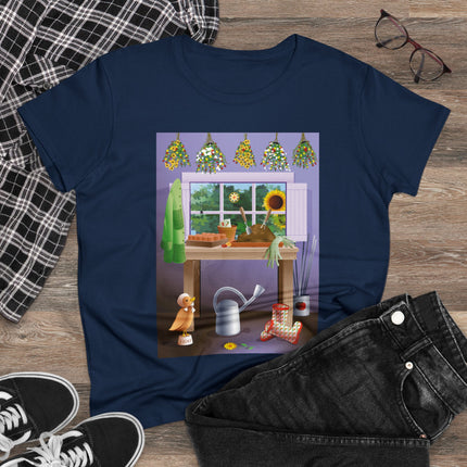 A Gardener's Haven Women's Midweight Cotton Tee