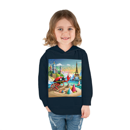 Crab Architect Toddler Pullover Fleece Hoodie