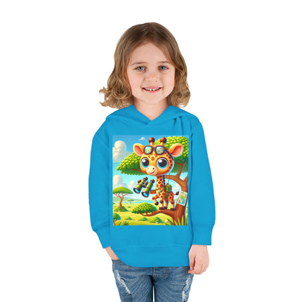 Giraffe Lookout Toddler Pullover Fleece Hoodie